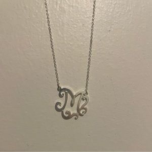 “M” Monogram Necklace